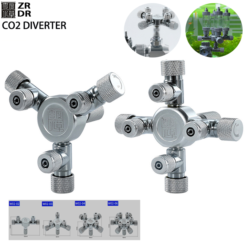 Aquarium Fish Tank - Distribuidor de CO2 Multi-Canal ZRDR para