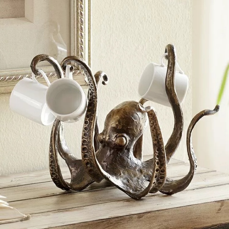 Aquarium Decor - Suporte para Copos em Forma de