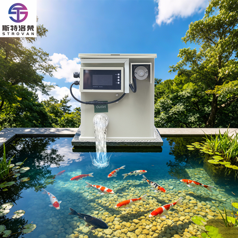 Fish Aquarium Home - Filtro Rotativo de Tambor de 5m³/h