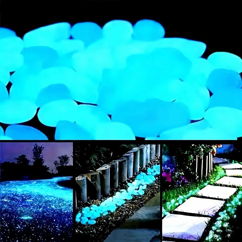 Fish Tank Gravel - Pedras Luminosas LED 100-500 Unidades, Pacote