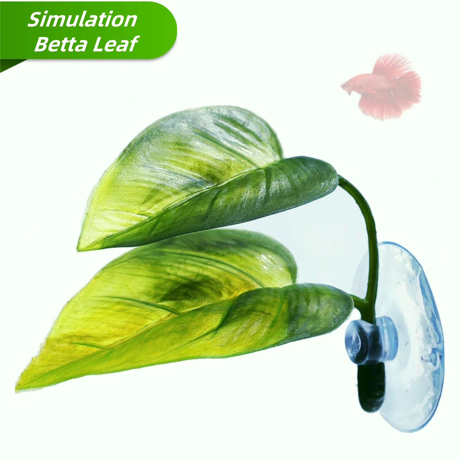 Betta Fish Tank - Rede de Folhas para Peixe Betta