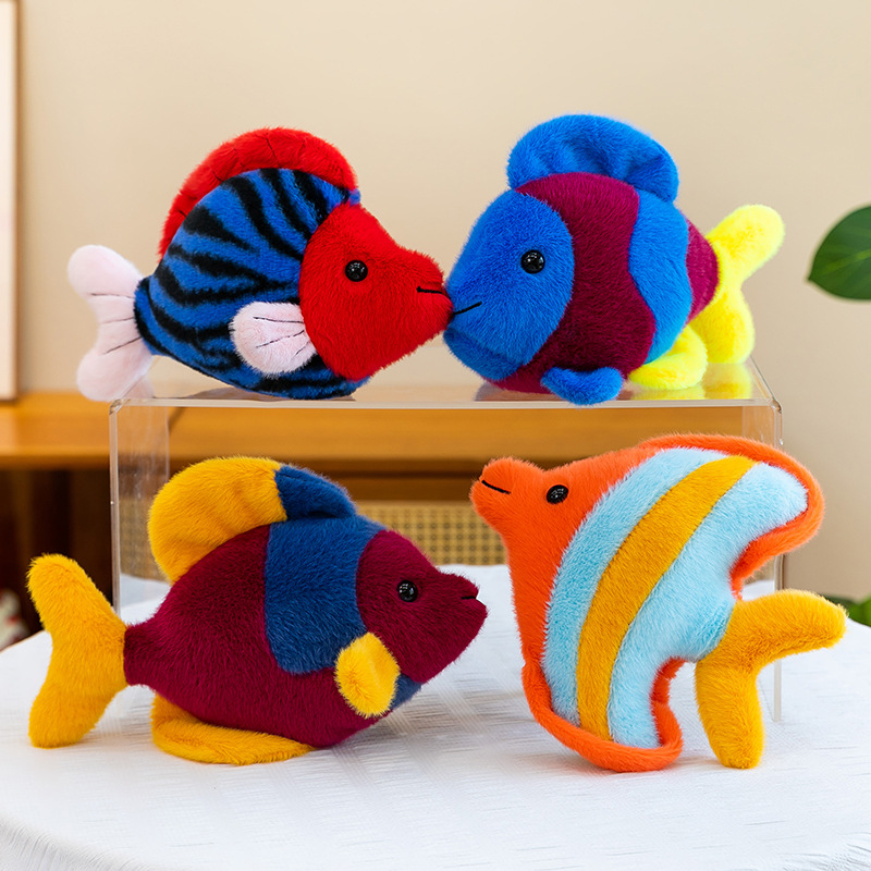 Aquarium Fish Keeping - Brinquedo de Pelúcia Engraçado de Peixe-Palhaço,