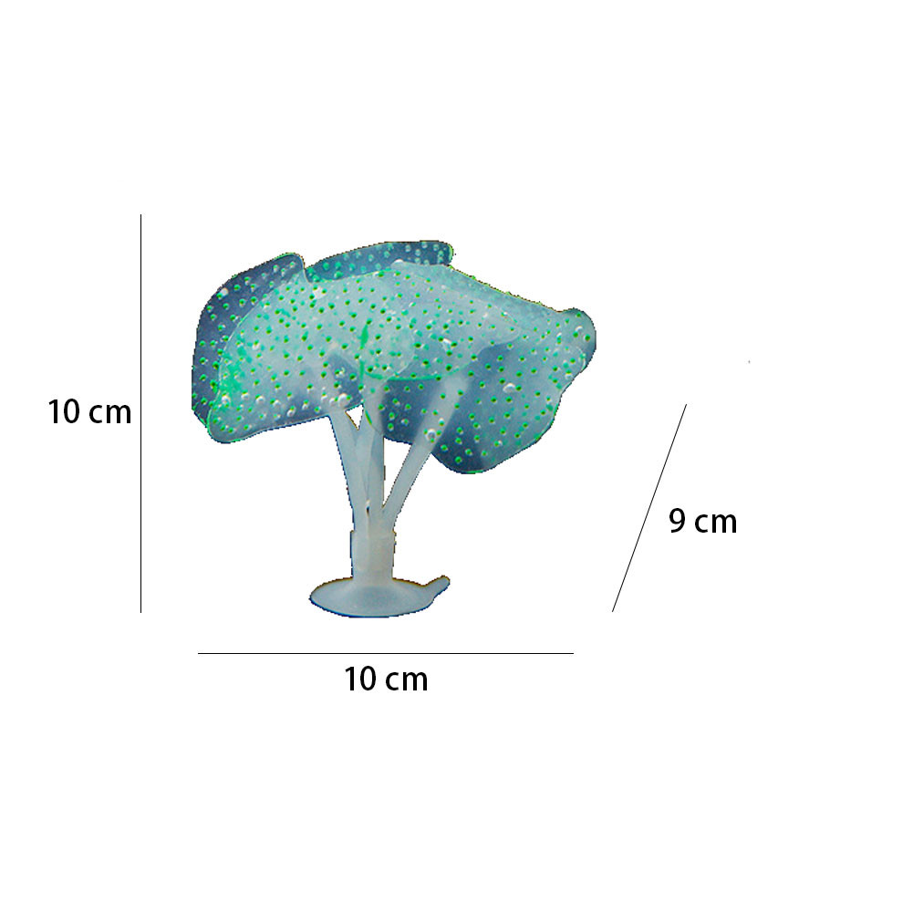 1 pçs luminoso anêmona planta  - Fish Aquarium Home avaliação e preço