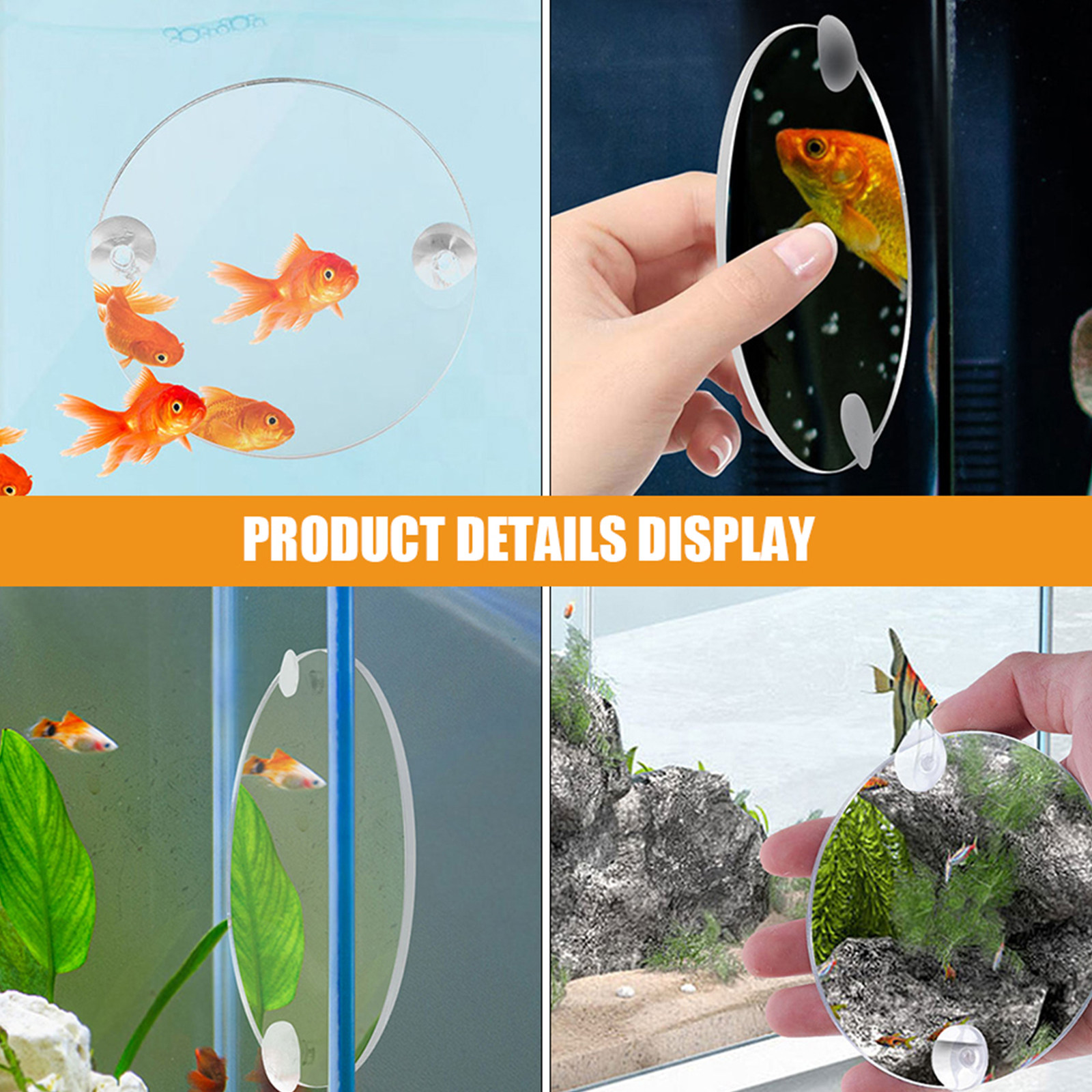 Espelho para Peixes Betta em A - Betta Fish Tank avaliação e preço