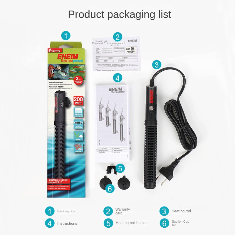 EHEIM-Haste de aquecimento com - Fish Tank Heater avaliação e preço