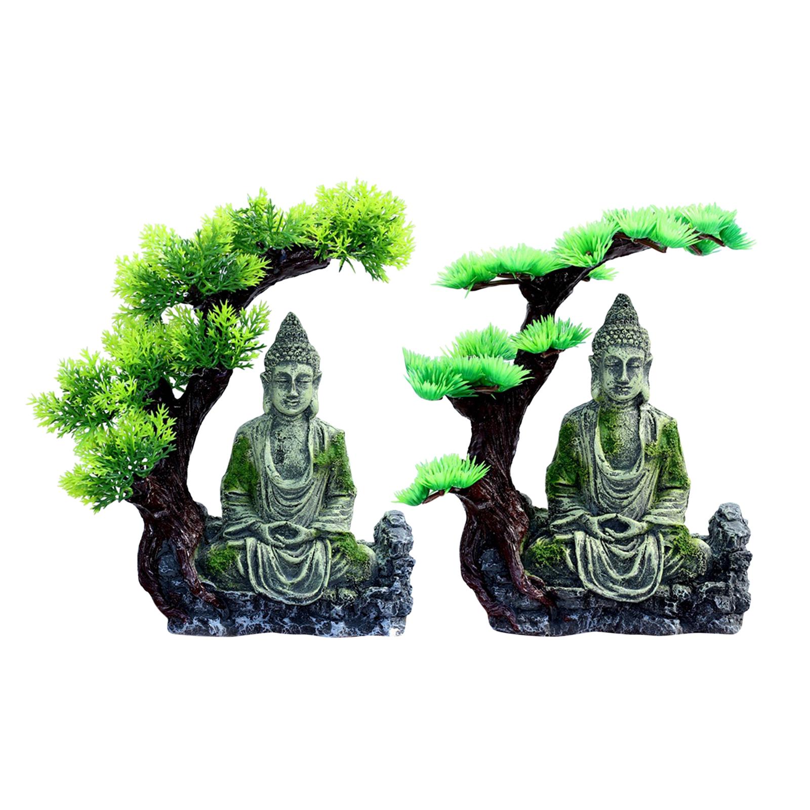 Estátua de Buda para decoração - Aquarium Fish Betta avaliação e preço
