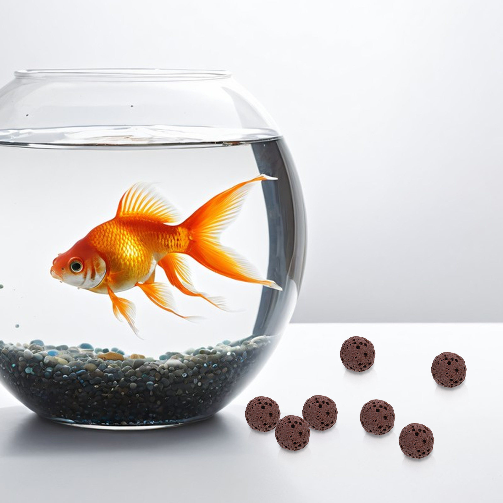Cascalho de Pedra Vulcânica pa - Fish Tank Gravel avaliação e preço