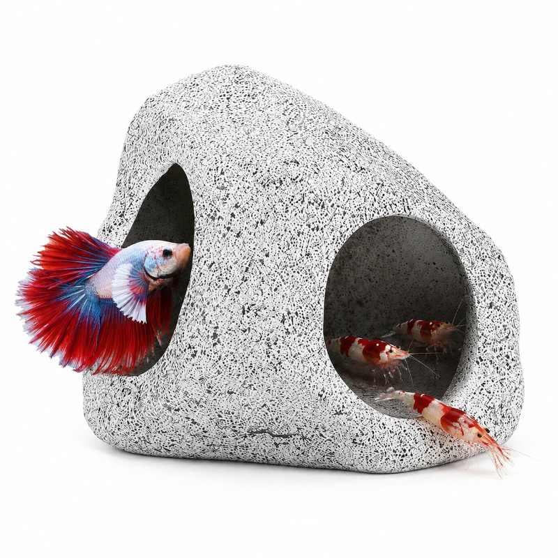 Caverna de Pedra para Aquário, - Betta Fish Tank avaliação e preço