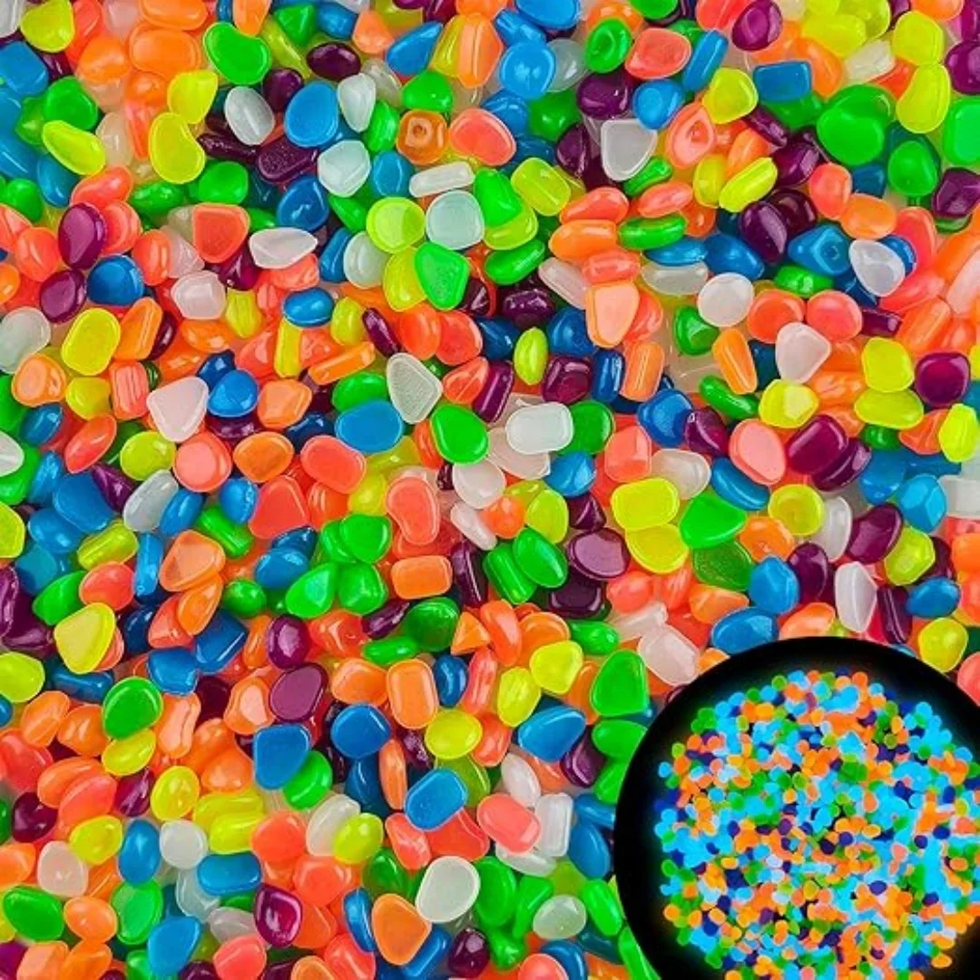 500 peças seixos de jardim que - Fish Tank Gravel avaliação e preço