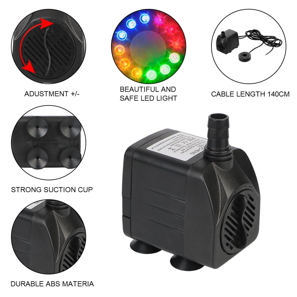Fonte submersível ultra silenc - Aquarium Pump avaliação e preço